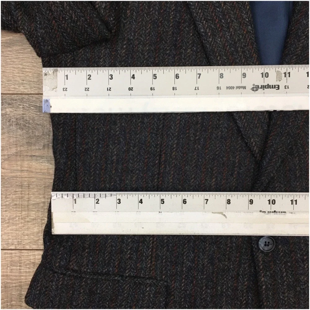VINTAGE HAGGAR Mens Tweed Blazer Sport Coat Casual‎ Jacket Size 40L Wool Suit